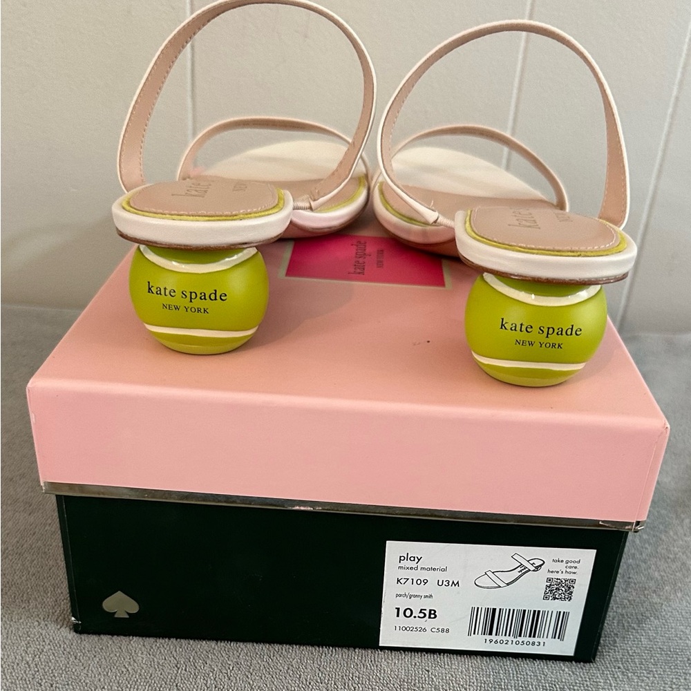 NEW Kate Spade Play Tennis Slide Sandals - Sold Out!!